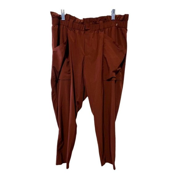 Athleta Skyline Pants 12P cognac brown - Picture 4 of 12